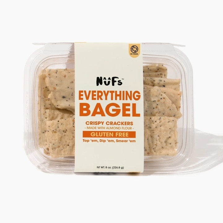 Nufs Everything Bagel Gluten-free Cracker