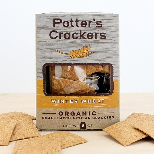 Winter Wheat Potters Crackers - 5oz