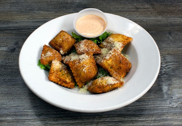 Spicy Chicken Toasted Ravioli