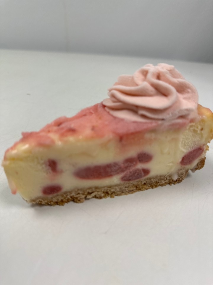 Cheesecake - White Chocolate Strawberry Swirl