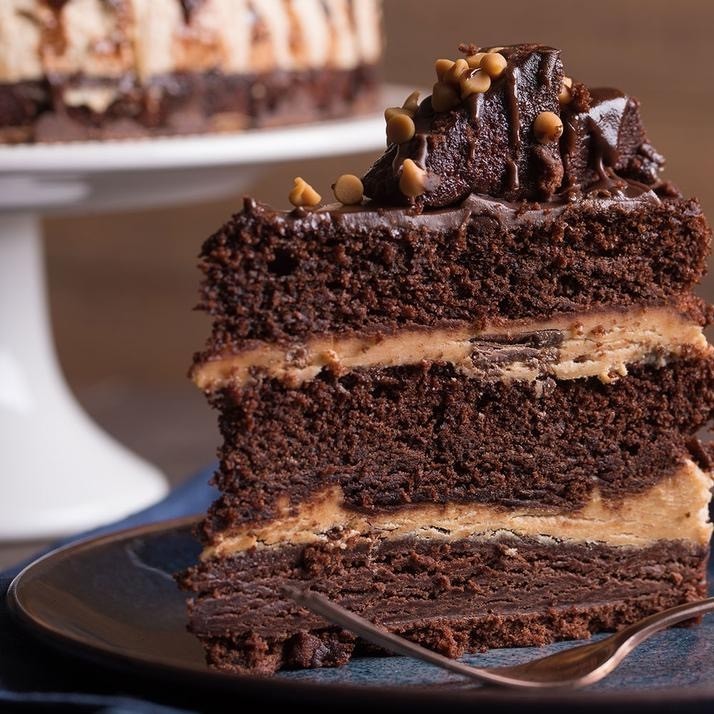 Cake - Peanut Butter & Brownie Chocolate Cake