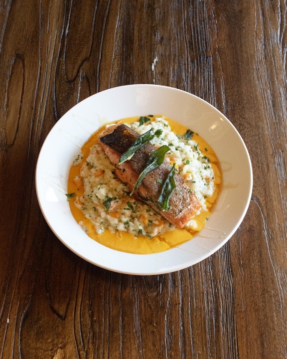 Salmon & Winter Risotto