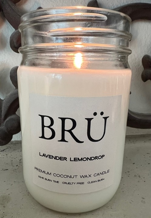 BRU Candle: "Lavender Lemondrop"