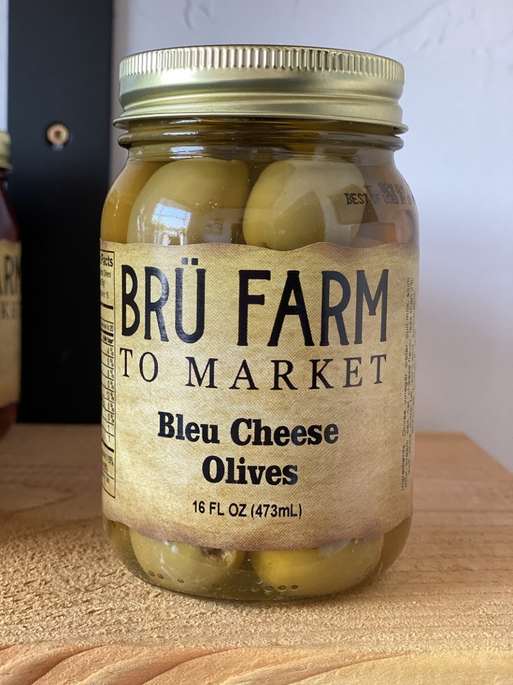 Olives, Blue Cheese (16oz)