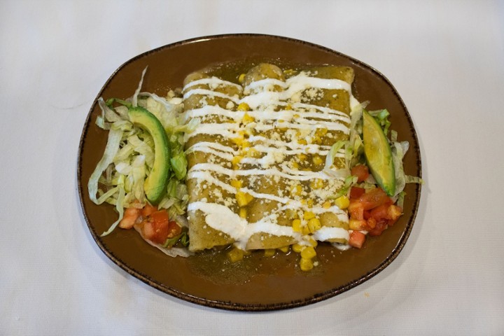 Enchiladas Verdes Dinner