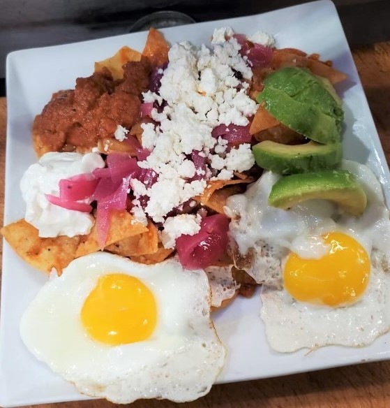 Chilaquiles Rojos - Meat Lovers