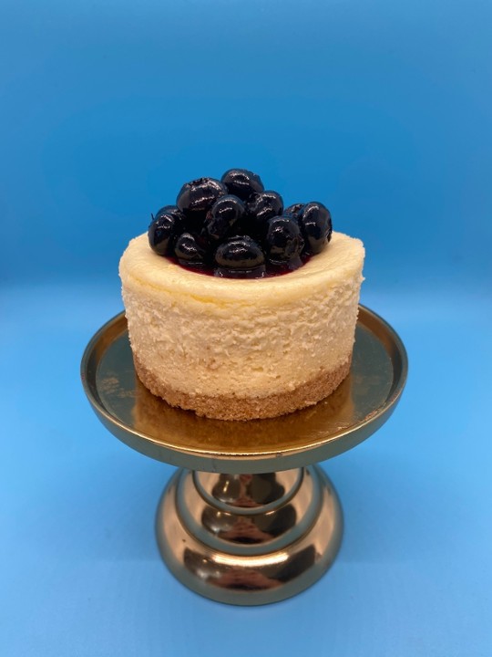 Individual Lemon Blueberry Cheesecake