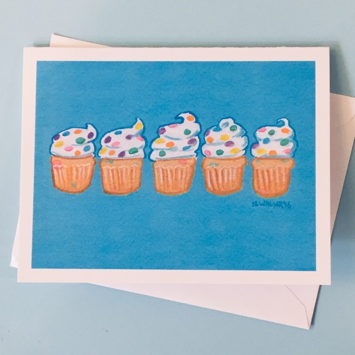 Confetti Cupcakes Card