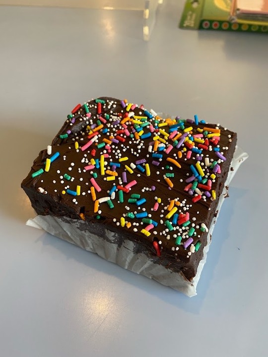 Chocolate Iced Brownie