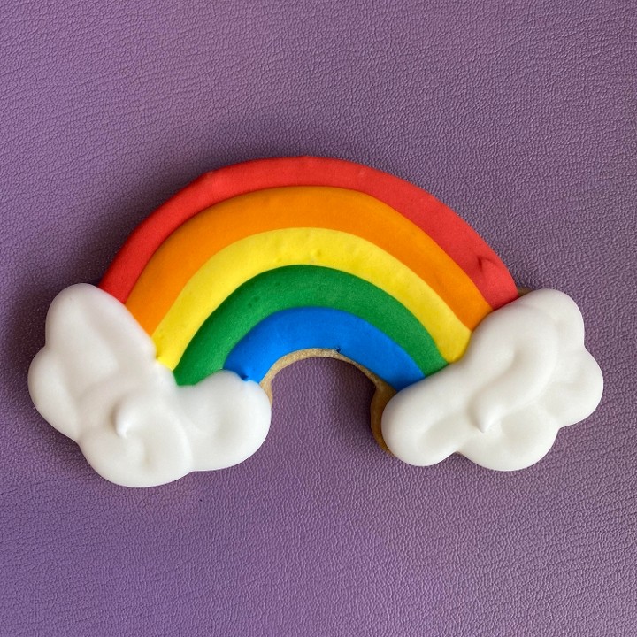 Rainbow Cut Out Cookie