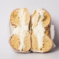 BAGEL WITH PLAIN CREAM CHEESE