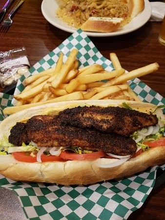 Blackened Catfish Po’ Boy