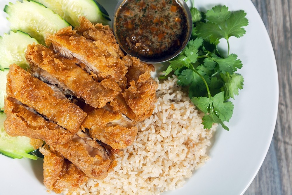 Khao Mun Kai Todd (Fried Chicken Rice)