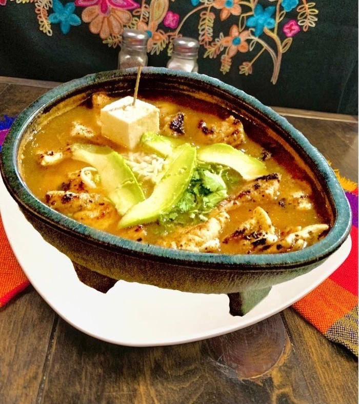 Grilled Chicken Molcajete