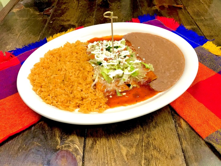 2 Enchiladas Plate
