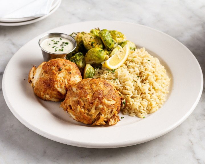 Double Crab Cake Dinner