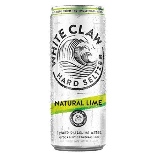 White Claw Hard Seltzer Natural Lime 12oz Can