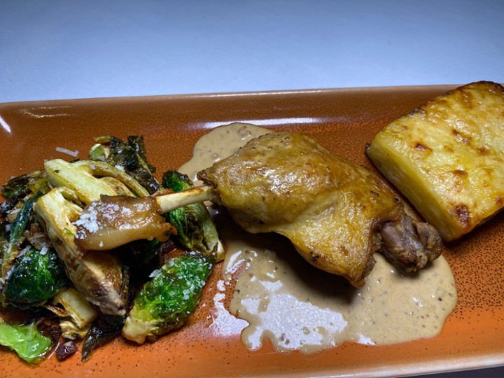 DUCK LEG CONFIT A L'ORANGE