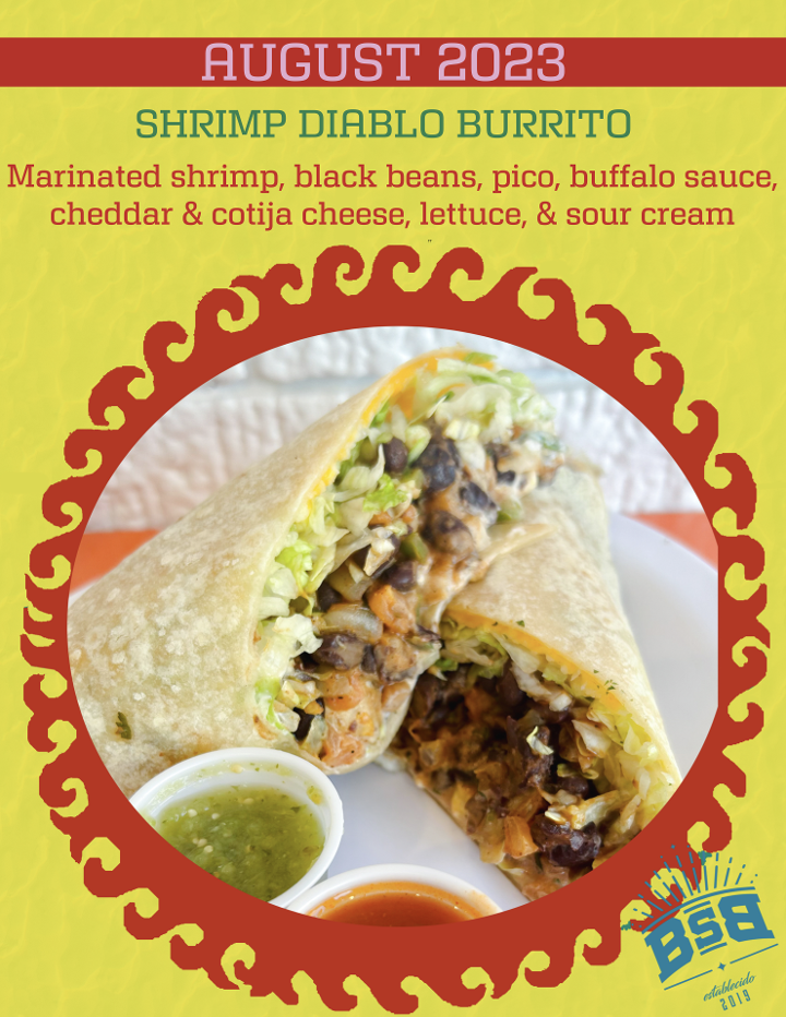 Valpo Mahi Mahi Burrito