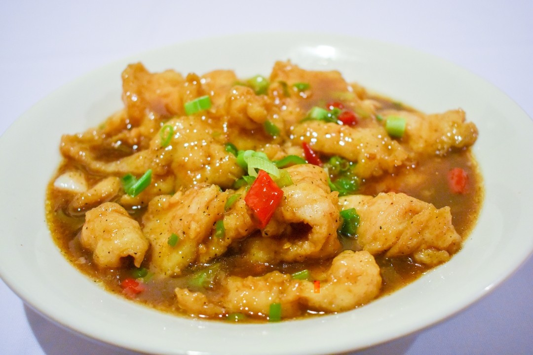 🌶️ 雙椒豆花魚片 Fish Filet & Tofu with Black Pepper Spicy Sauce