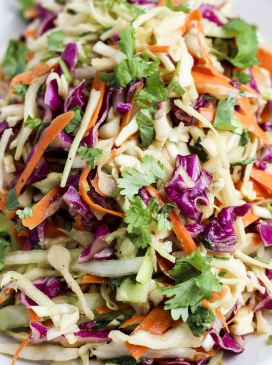 Ginger Lime Sesame Coleslaw (GF, DF, VG)