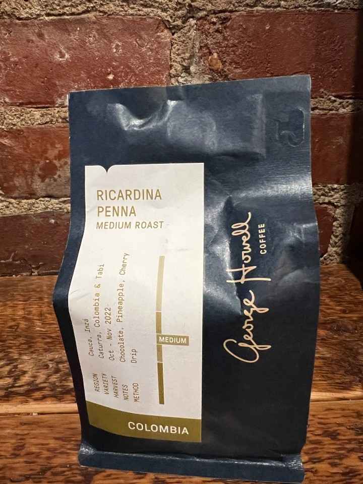 GH - Ricardina Penna (Colombia)-Tasting Notes: Chocolate, Pineapple and Cherry- Retail Bag (If want us to grind please note)