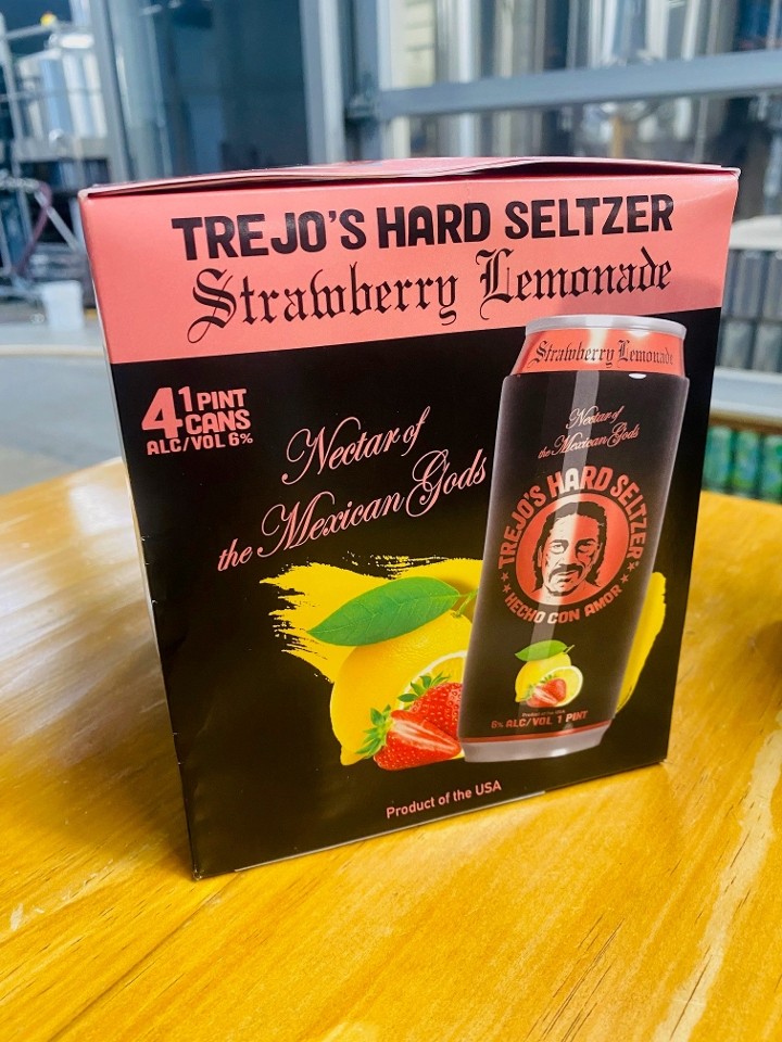 Trejos Strawberry Lemonade Seltzer 4-pack