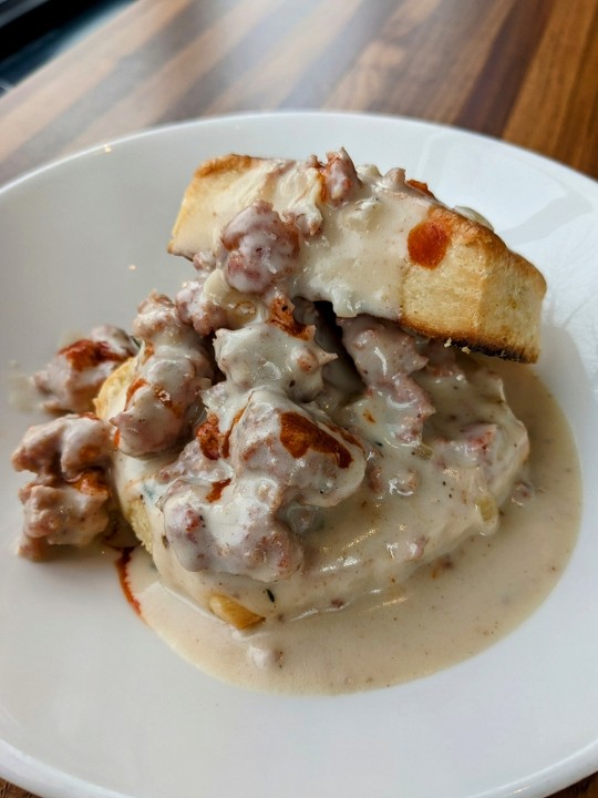 Toasted Biscuit & Sausage Gravy