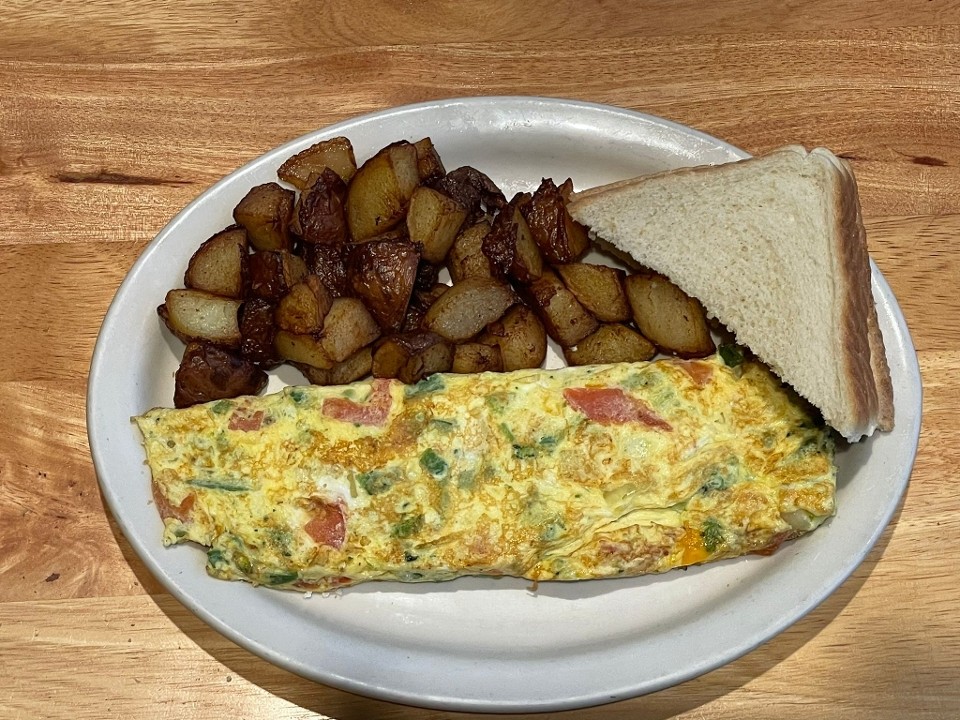 Mexican Omelet & Toast