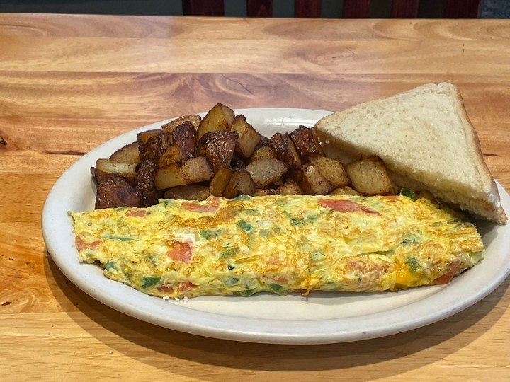 Veggie Omelet & Toast