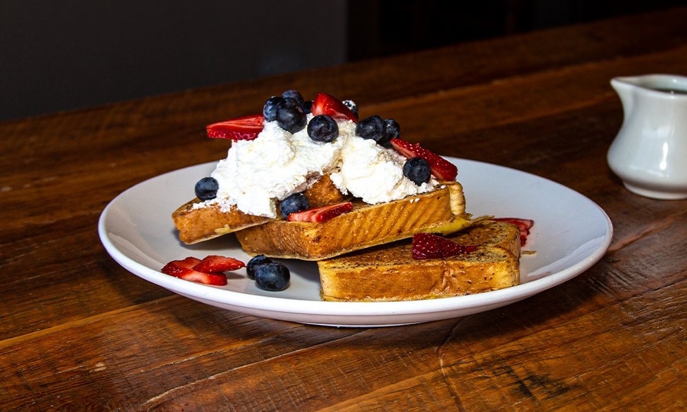 French Toast Berries & Whipped