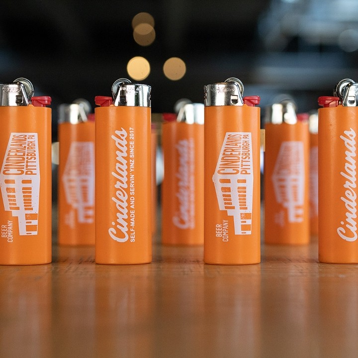 Cinderlands Orange Lighter