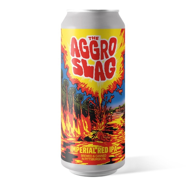 The Aggro Slag - Red Imperial IPA - 16oz 4pack