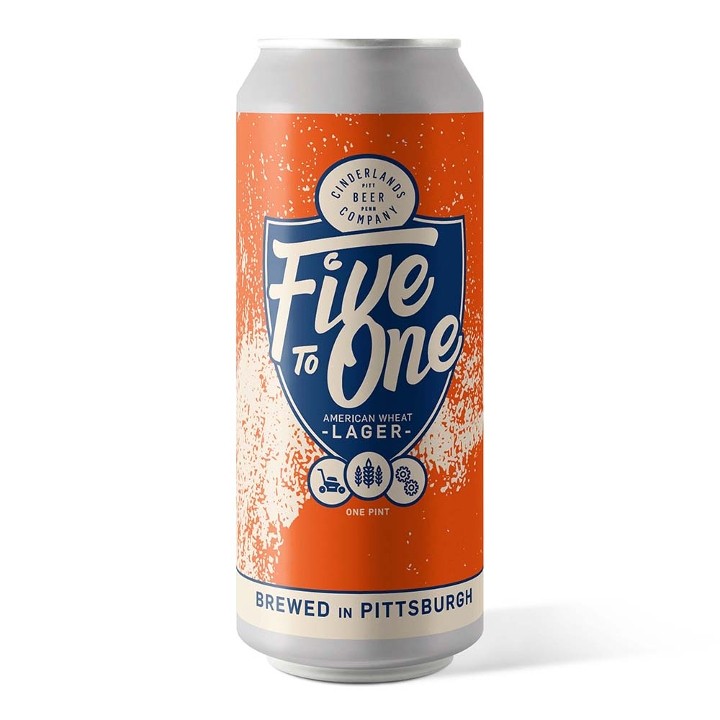 Five to One - Wheat Lager - 16oz 4pack