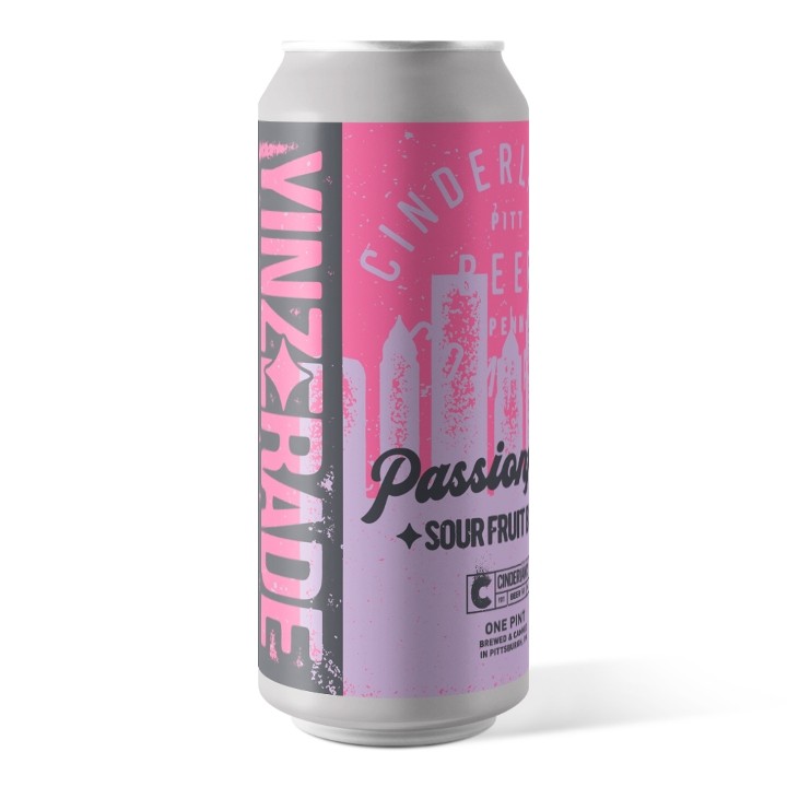 Passionfruit Yinzerade - Sour Fruit Beer - 16oz 4pack