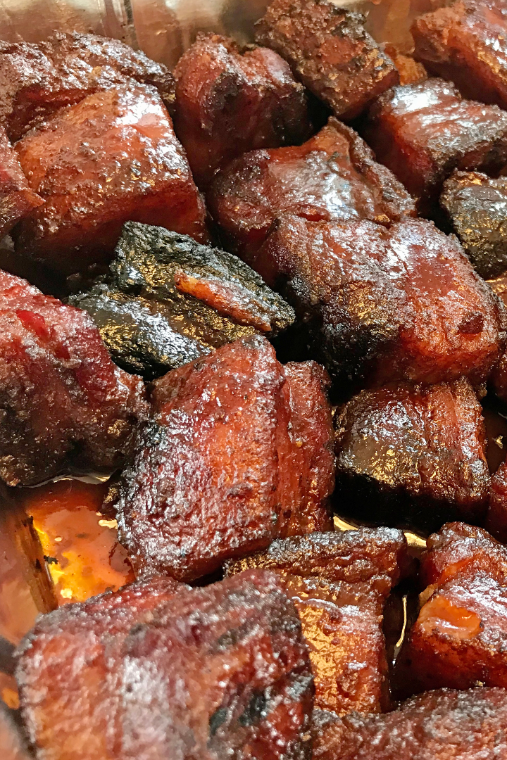 Slow Roasted Pork Belly Bites