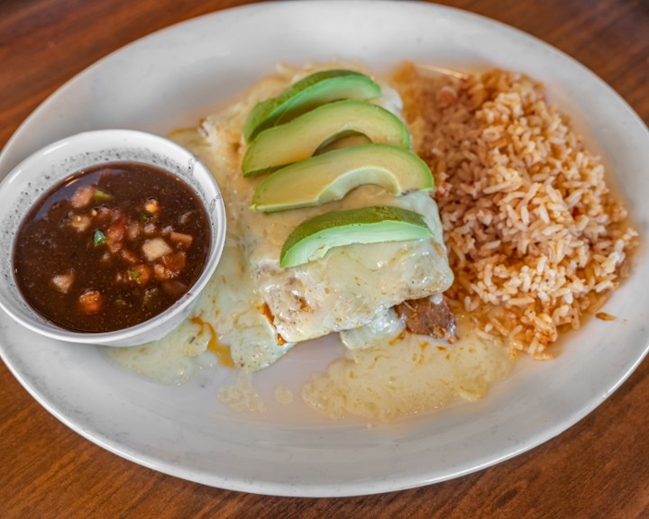 Chicken Avocado Enchiladas