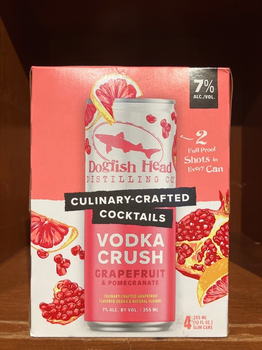 Dogfish Head Grapefruit Pomegranate Vodka Crush