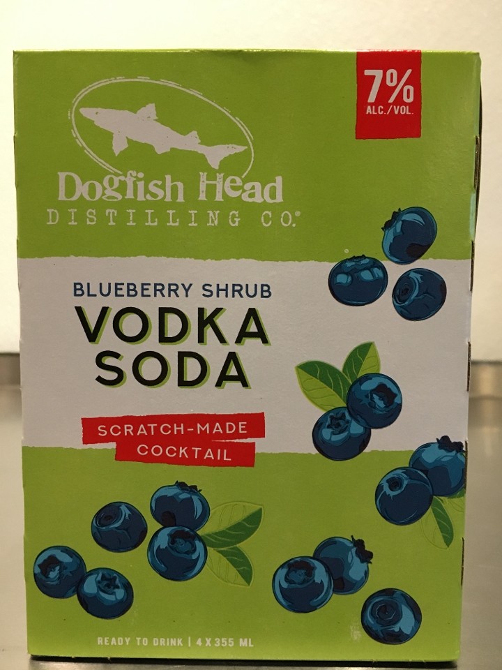 Dogfish Head Blueberry Shrub Vodka