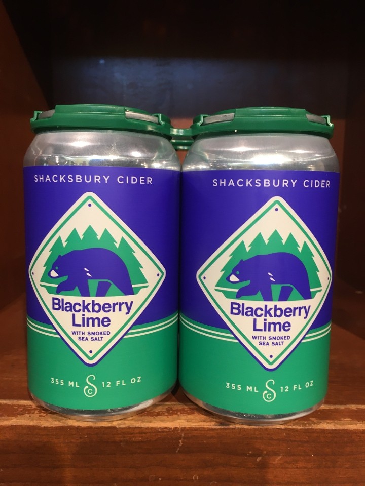 Shacksbury Cider  Blackberry Lime