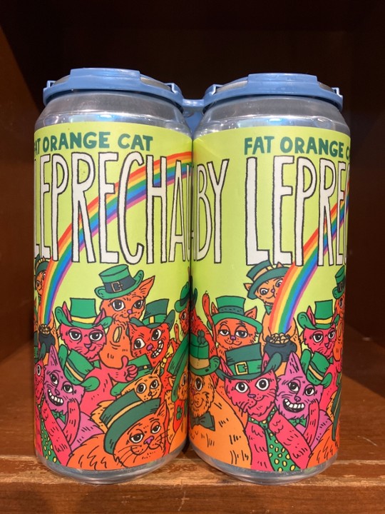 Fat Orange Cate Baby Leprechauns