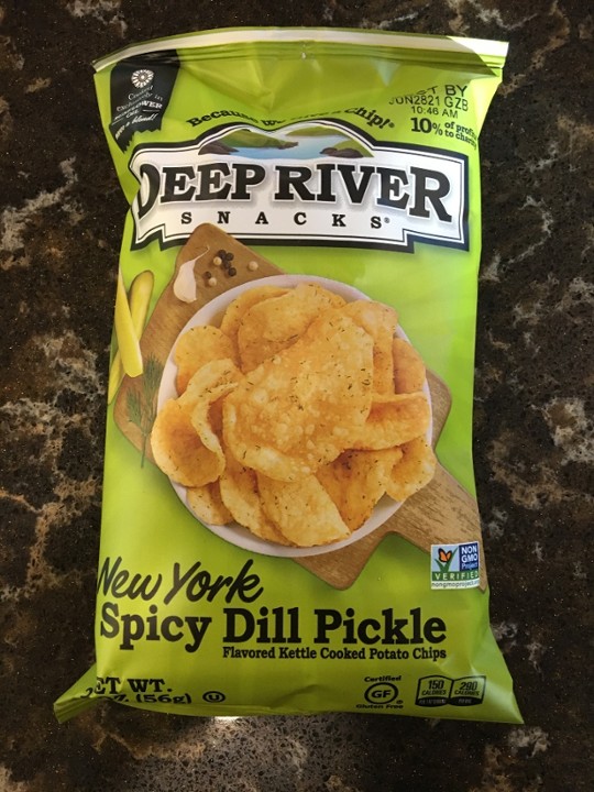 Deep River Spicy Dill Pickle Chips