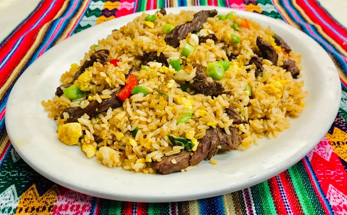 Chaufa de Carne / Beef Fried Rice - Peruvian Style