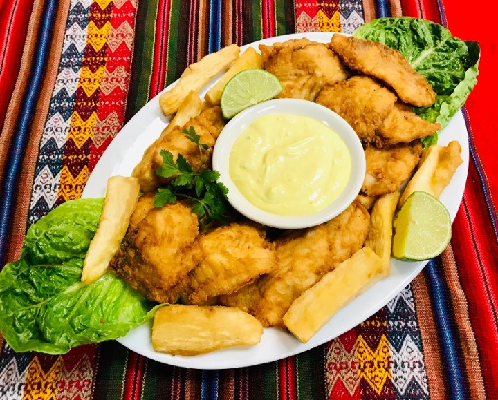 Chicharron de Pescado / Crunchy Peruvian Fish