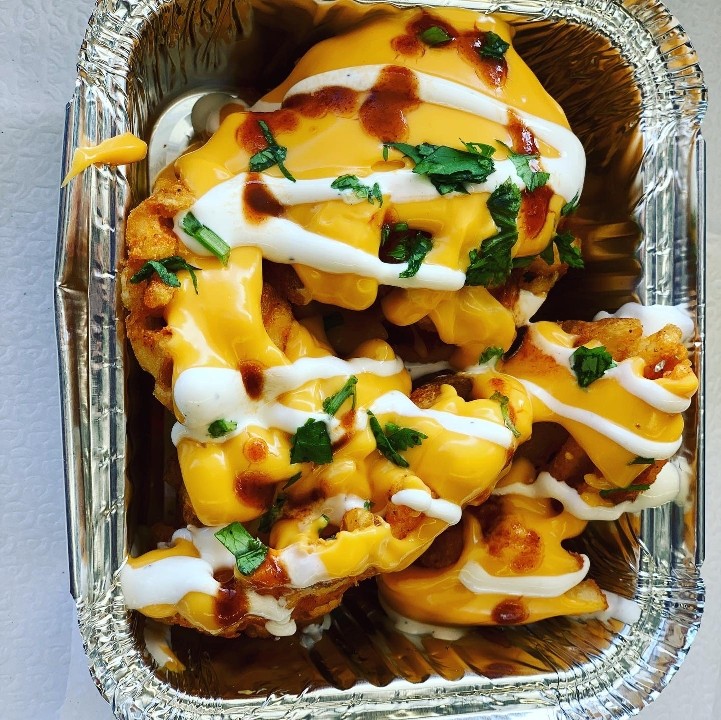 Waffle  Fries And Queso