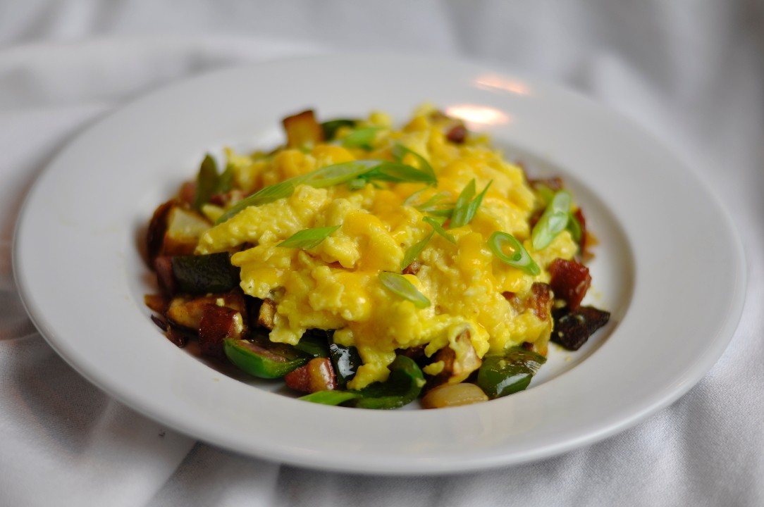 Breakfast Hash with Andouille Sausage