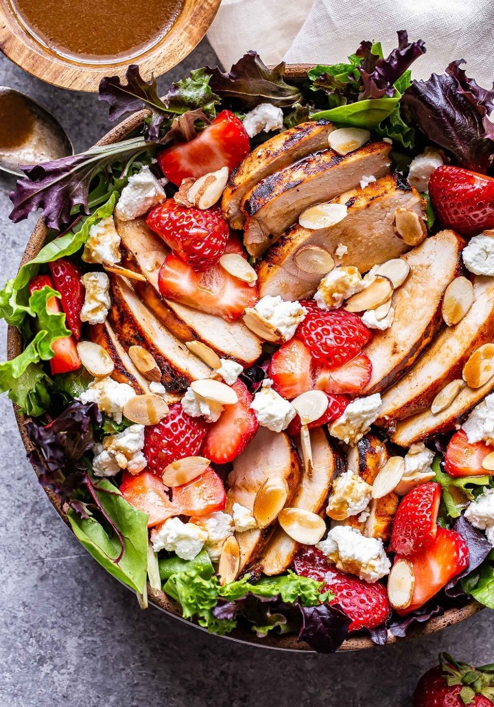 Strawberry Balsamic Chicken Salad