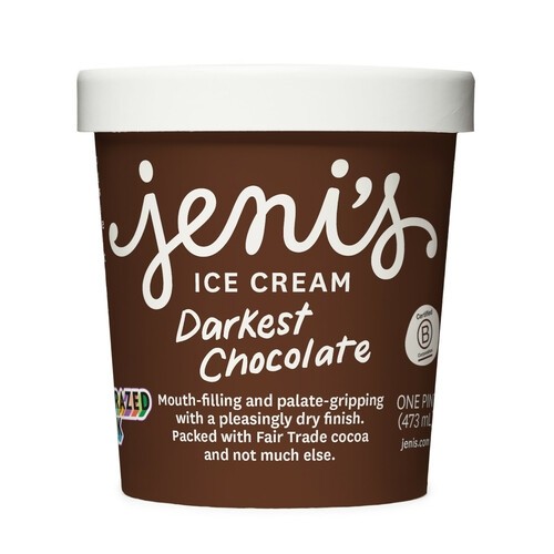 Jeni's: Darkest Chocolate Pint