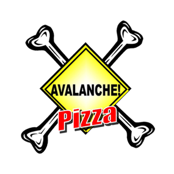 Avalanche Pizza Slice House logo