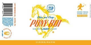 2SP Pony Boi Golden Light Lager